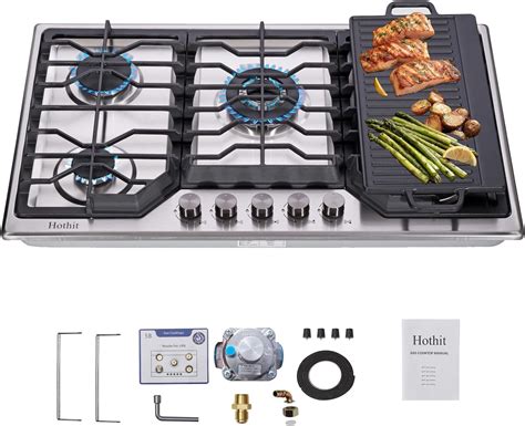 best 34 inch gas cooktop